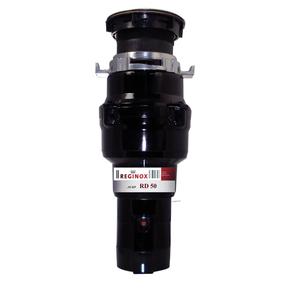 Reginox 0.5hp RD50 Line Waste Disposal Unit and Extended Sink Flange