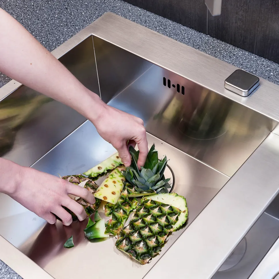 Reginox 0.65hp RD70 Line Waste Disposal Unit and Extended Sink Flange