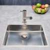 Reginox New Jersey Accessible Shallow Single Bowl Stainless Steel Inset / Undermount Kitchen Sink & Waste Kit - 440 x 410mm