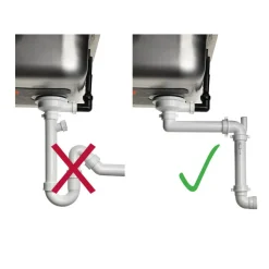 Reginox Panama Space Saving Plumbing Waste Syphon