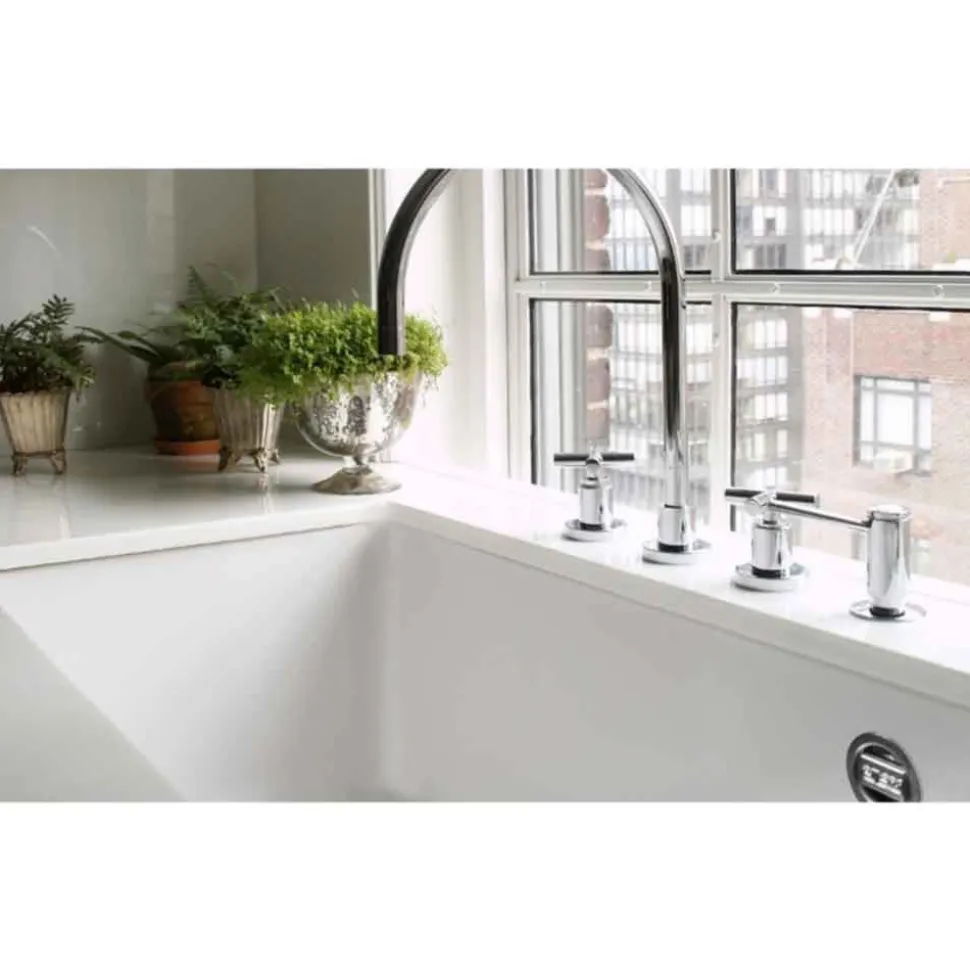 Reginox Quadra Large Single Bowl Granite Composite Undermount Kitchen Sink & Waste Kit - 760 x 440mm