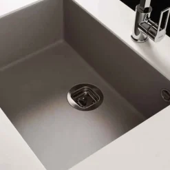 Reginox Quadra Single Bowl Granite Composite Undermount Kitchen Sink & Waste Kit - 540 x 440mm