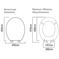 Roper Rhodes Traditional Top Fix Toilet Seat