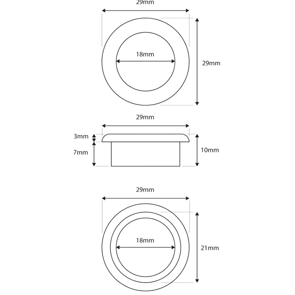 Round Overflow Insert