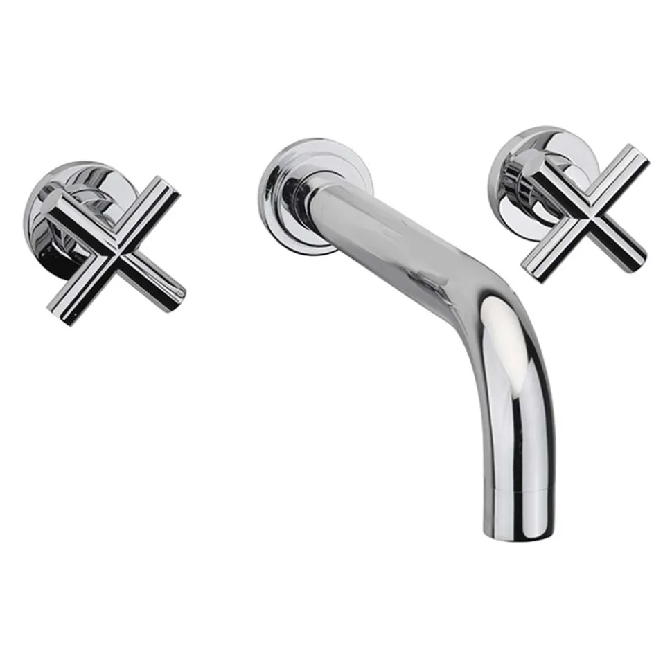 Sagittarius Avant Wall Mounted 3 Hole Bath Filler with 180mm Spout