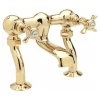 Sagittarius Churchman Deluxe Gold Deck Mounted Bath Filler