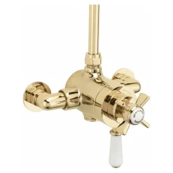 Sagittarius Churchman Exposed D/Control Thermo Shower - Gold