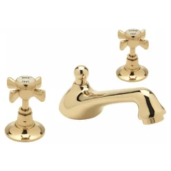 Sagittarius Churchman 3H Basin with Pop-Up Waste - Gold