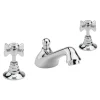 Sagittarius Churchman 3 Hole Basin Mixer with Pop-Up Waste