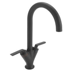 Sagittarius Coda Lever Mono Kitchen Mixer Tap - Matt Black