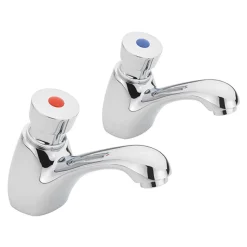 Sagittarius Contract Non Concussive Push Button Basin Taps