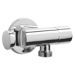 Sagittarius Deluxe Outlet Elbow with Shut Off Valve & Integrated Handset Holder