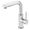 Sagittarius Ergo Lever Mono Basin Mixer Tap with Swivel Spout & Sprung Waste