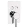 Sagittarius Ergo Lever 2 Outlet Concealed Thermostatic Push Button Shower Valve
