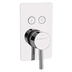 Sagittarius Ergo Lever 2 Outlet Concealed Thermostatic Push Button Shower Valve