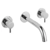Sagittarius Ergo Wall Mounted 3 Hole Basin Mixer