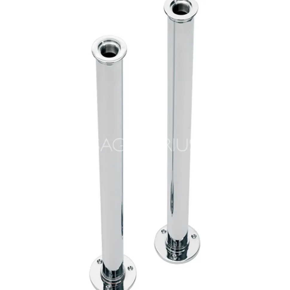 Sagittarius Floor Mounted Standpipes Gold - Pair