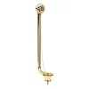 Sagittarius Gold Exposed Plug & Chain Bath Waste with Overflow & Retainer