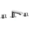 Sagittarius Oveta 3 Hole Basin Mixer with Clicker Waste