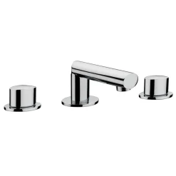 Sagittarius Oveta 3 Hole Basin Mixer with Clicker Waste