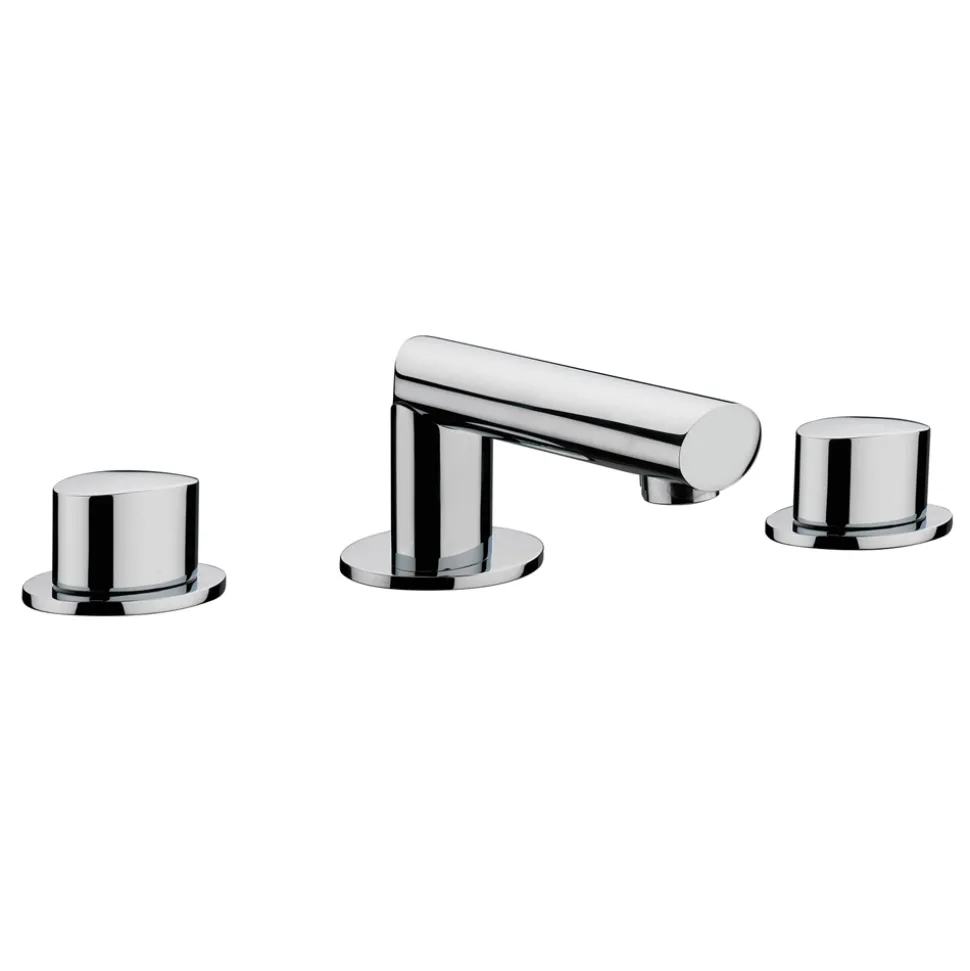 Sagittarius Oveta 3 Hole Basin Mixer with Clicker Waste