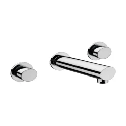 Sagittarius Oveta 3 Hole Wall Mounted Bath Mixer