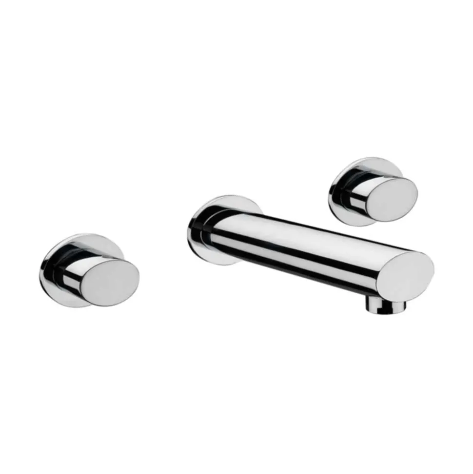 Sagittarius Oveta 3 Hole Wall Mounted Bath Mixer
