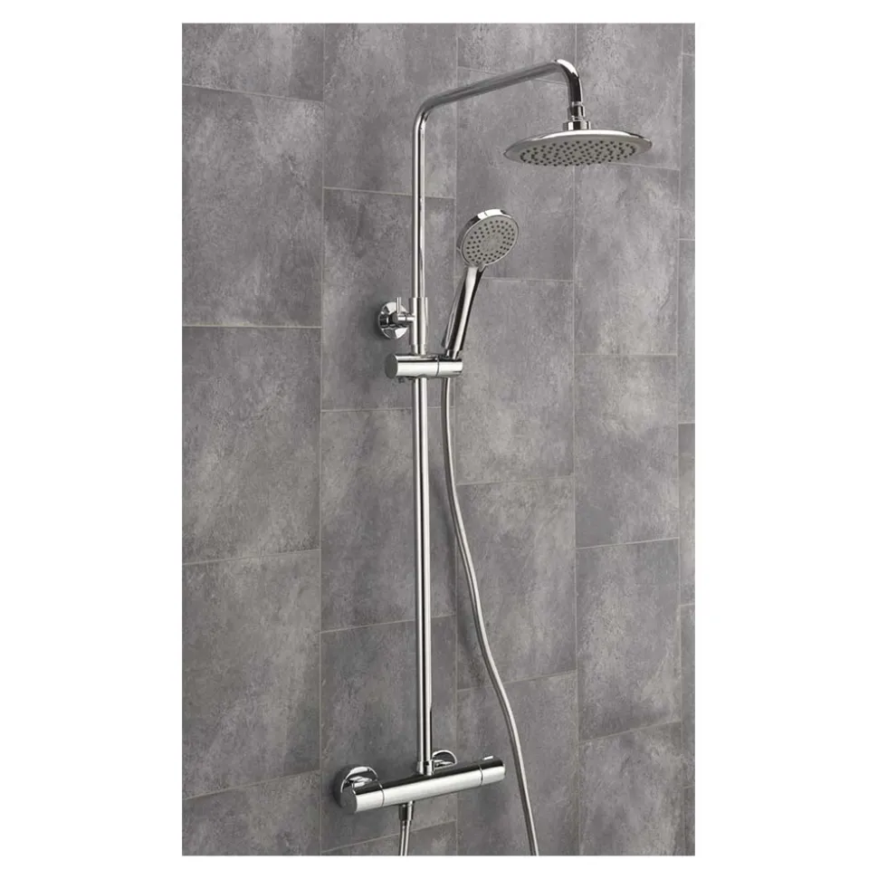 Sagittarius Padua Thermostatic Shower Valve and Rigid Riser Kit