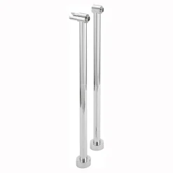 Sagittarius Pair of 0.75" Floor Mounted Standpipes with Handset Holder