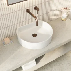 Segment Semi-Circle Countertop Basin - 405 x 350mm