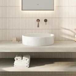 Segment Semi-Circle Countertop Basin - 405 x 350mm