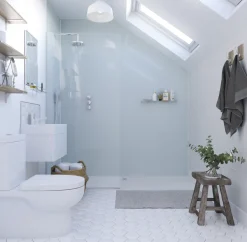 Showerwall Aqua Ice Laminate Bathroom Wall Panel