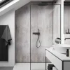 Showerwall Cement Herringbone Laminate Tile - 2400 x 600mm