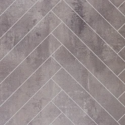 Showerwall Cement Herringbone Laminate Tile - 2400 x 600mm