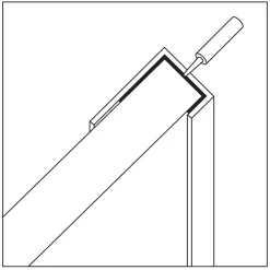 Showerwall Laminate Wall Panel 2450mm Trims