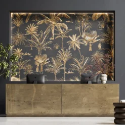 Showerwall Tropical Palm Acrylic Pack Bathroom Wall Panel