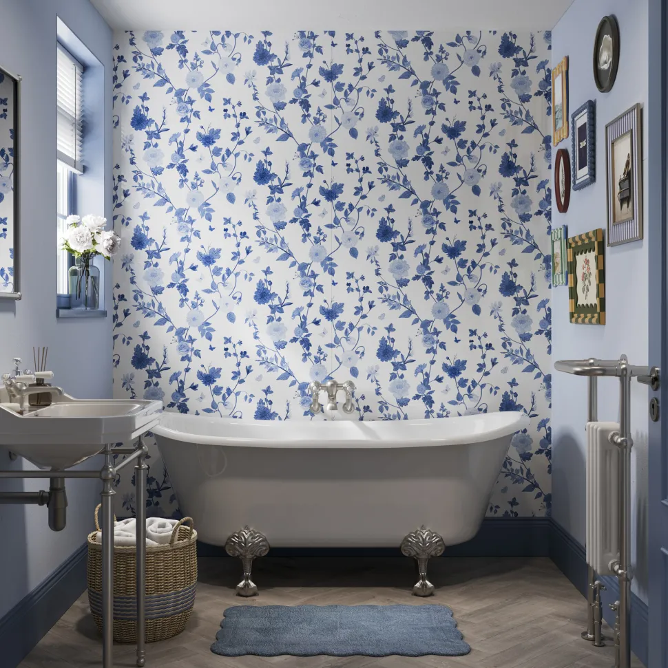 Showerwall Vintage Procelain Acrylic Pack Bathroom Wall Panel