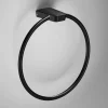 Sonia S6 Matt Black Towel Ring