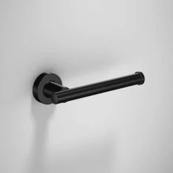 Sonia Tecno Project Black Straight Toilet Roll Holder