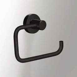 Sonia Tecno Project Black Toilet Roll Holder