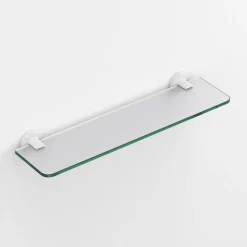 Sonia Tecno Project White Glass Shelf 500mm - White