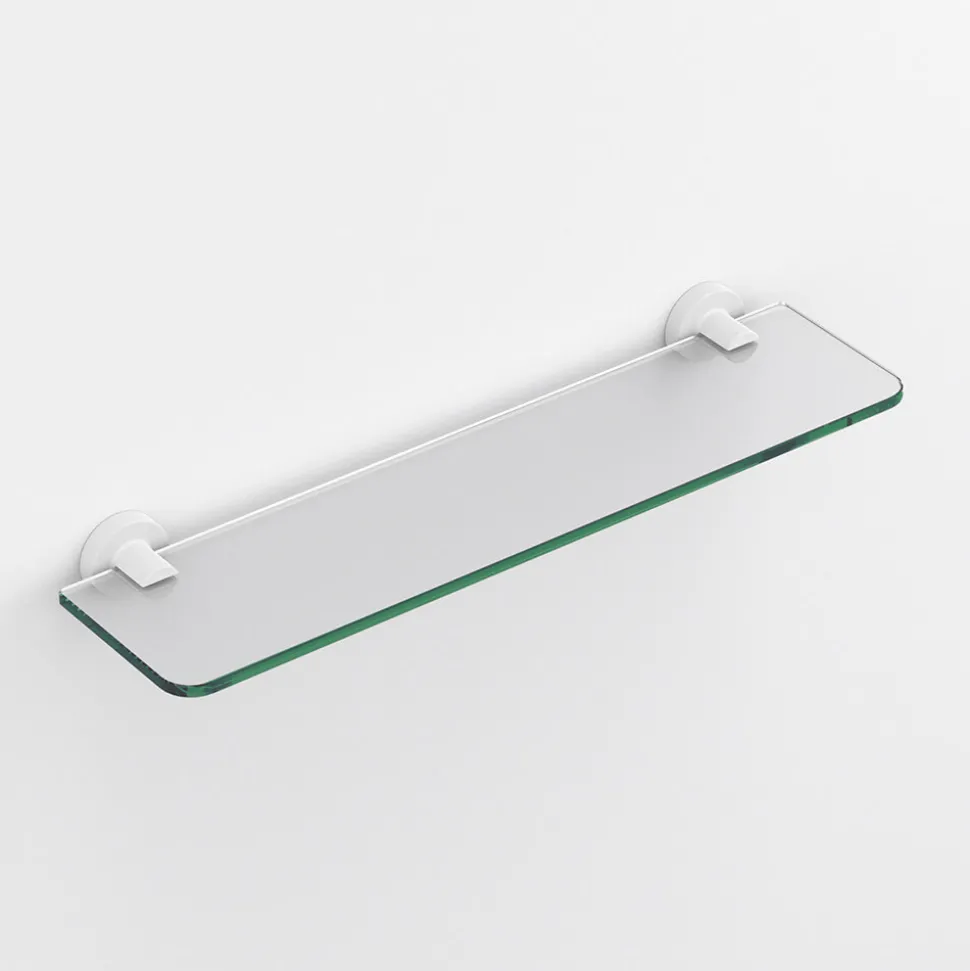Sonia Tecno Project White Glass Shelf 500mm - White