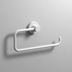 Sonia Tecno Project White Open Towel Ring - White