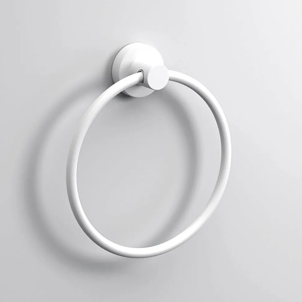 Sonia Tecno Project White Towel Ring Small - White
