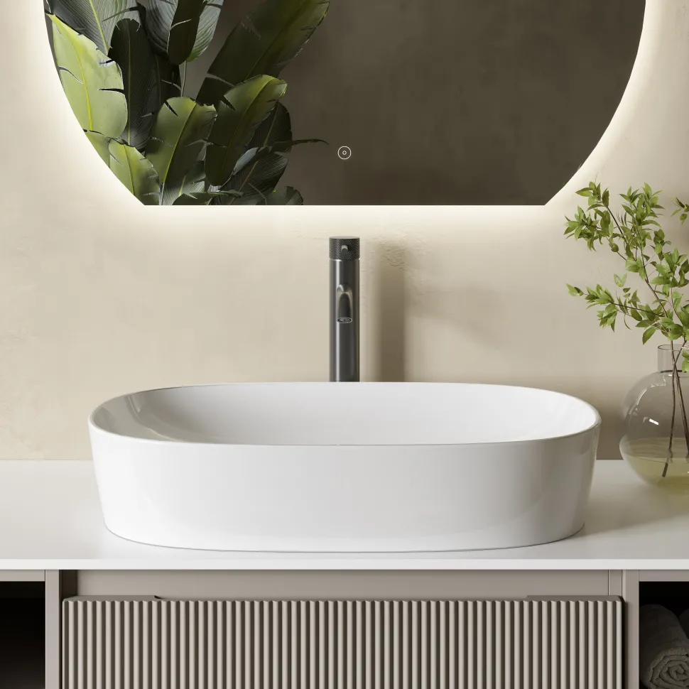 Sophia Oval Countertop Basin - 600 x 380mm