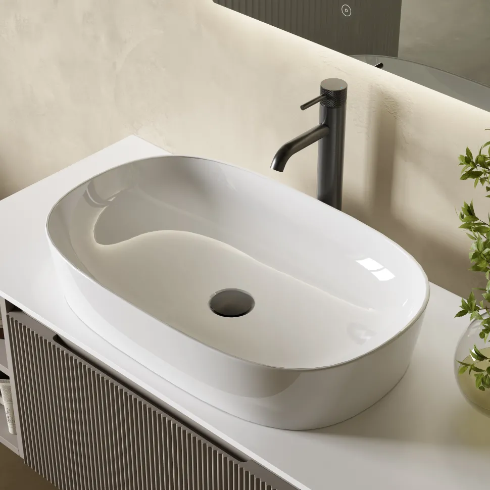Sophia Oval Countertop Basin - 600 x 380mm