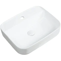 Sophia Rectangular 1 Tap Hole Countertop Basin - 500 x 400mm