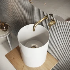 Sophia Tall Round Countertop Basin - 360mm