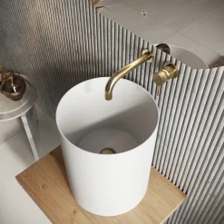 Sophia Tall Round Countertop Basin - 360mm