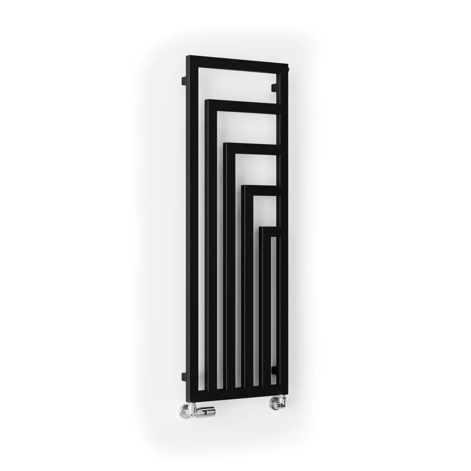 Terma Angus Heban Black Vertical Designer Radiator